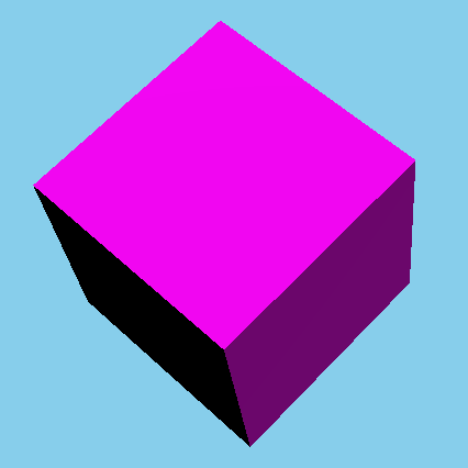 The rotated cube
